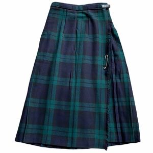 Cobra Kilt Vintage Black Watch Plaid Wool Kilt